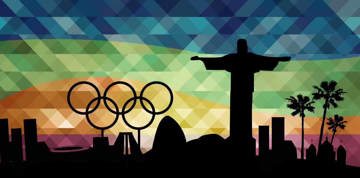 Fundo dos marcos das Olimp?adas Rio 2016
