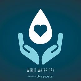 Símbolo do dia mundial da água
