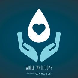 World Water day symbol