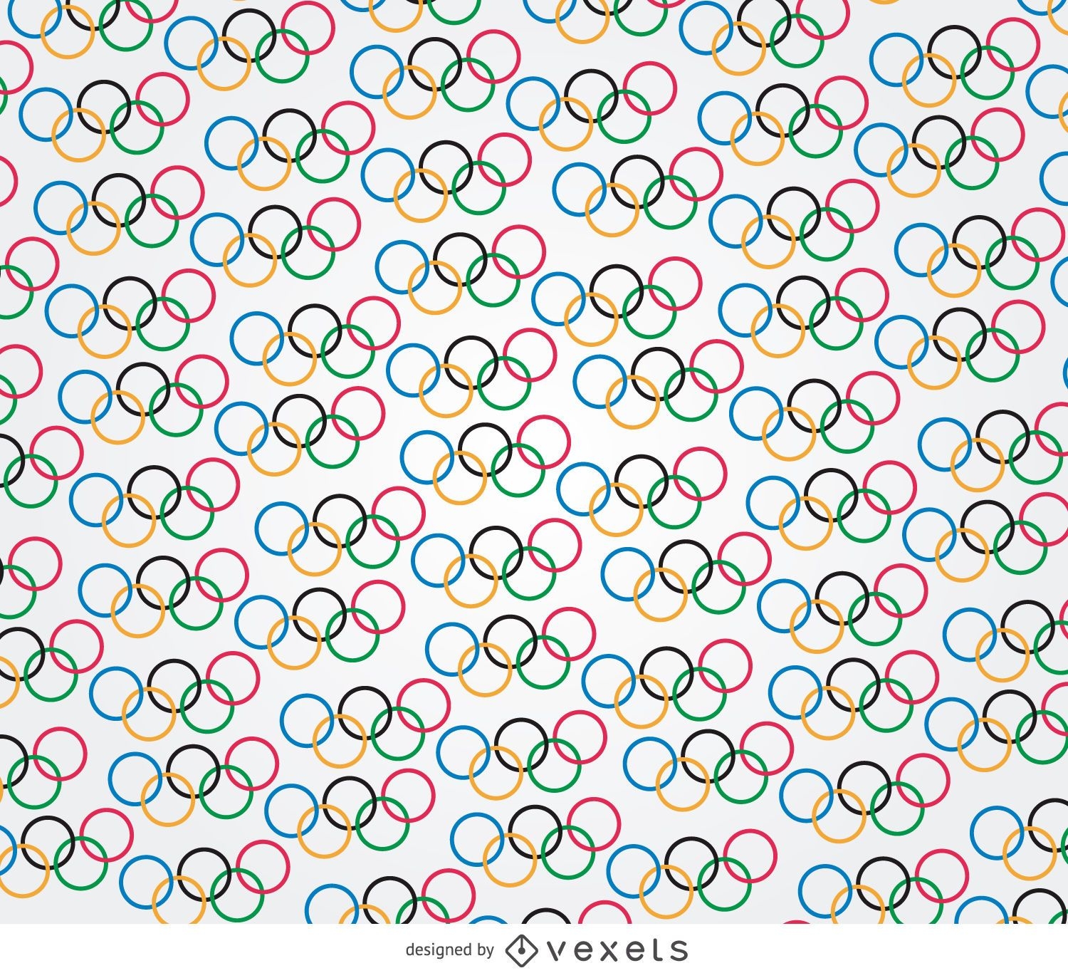 Olympic rings pattern