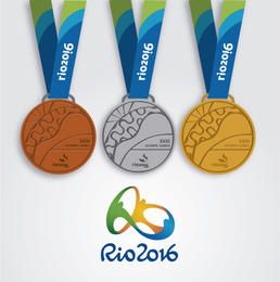 Rio 2016 - 3 medallas de diseño Rio 2016 - 3 medallas de diseño
