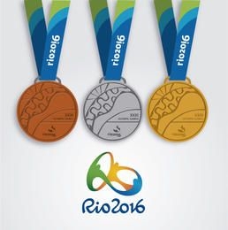 Rio 2016 - 3 medals design