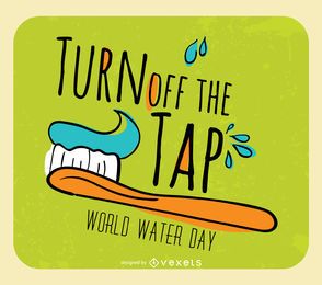 Día Mundial del Agua - cerrar el grifo Día Mundial del Agua - cerrar el grifo