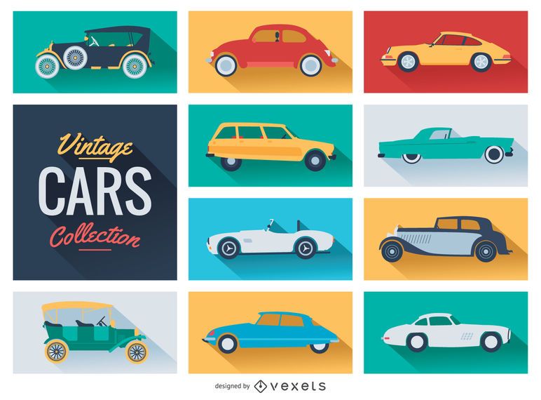 colección de coches de época colección de coches de época