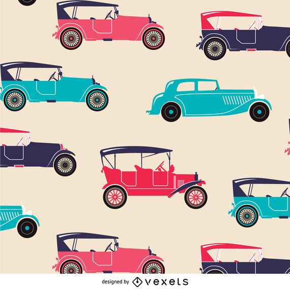 Textura de carro retrô colorido Textura de carro retrô colorido