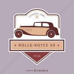 Classic car emblem