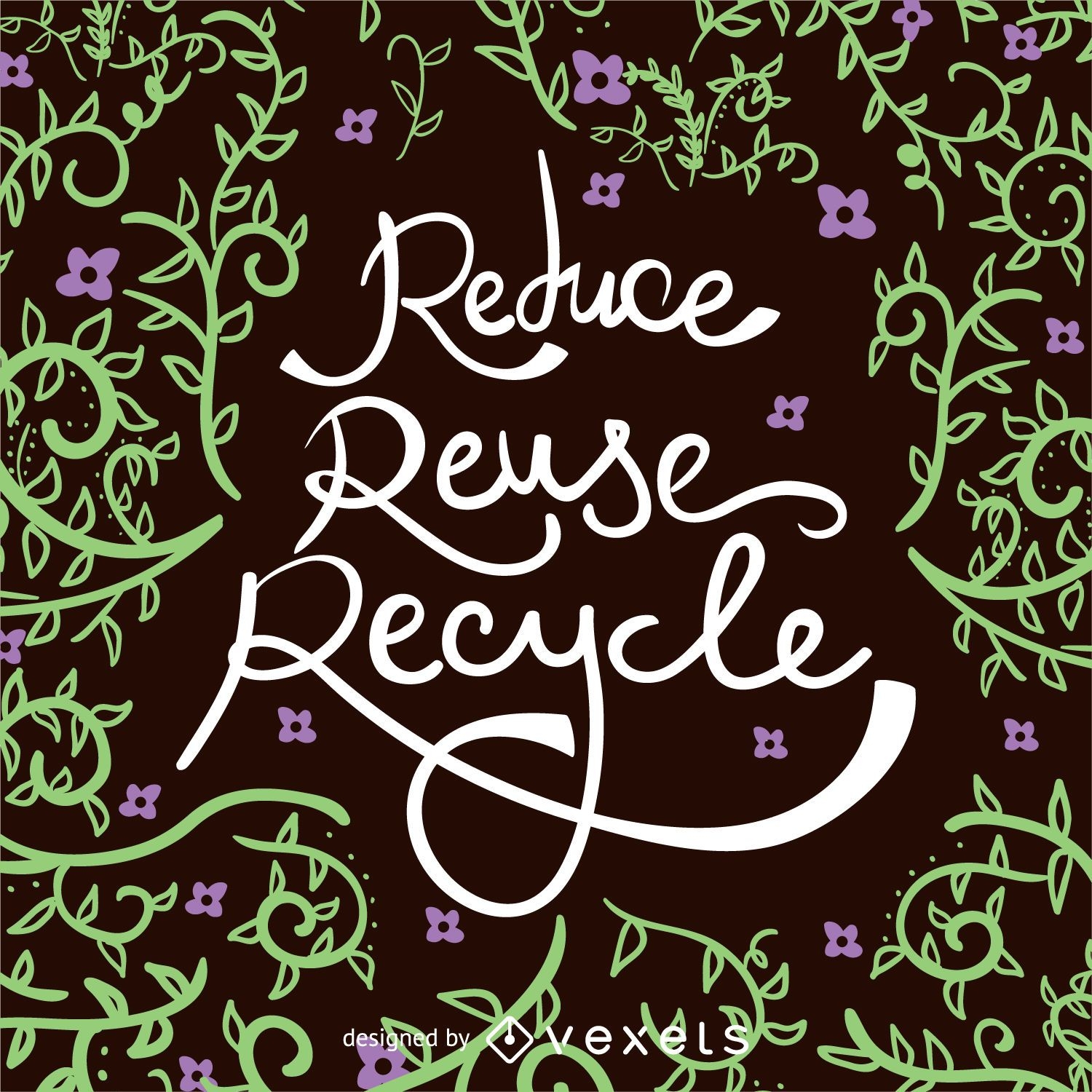 P?ster Reducir Reutilizar Reciclar el D?a de la Tierra