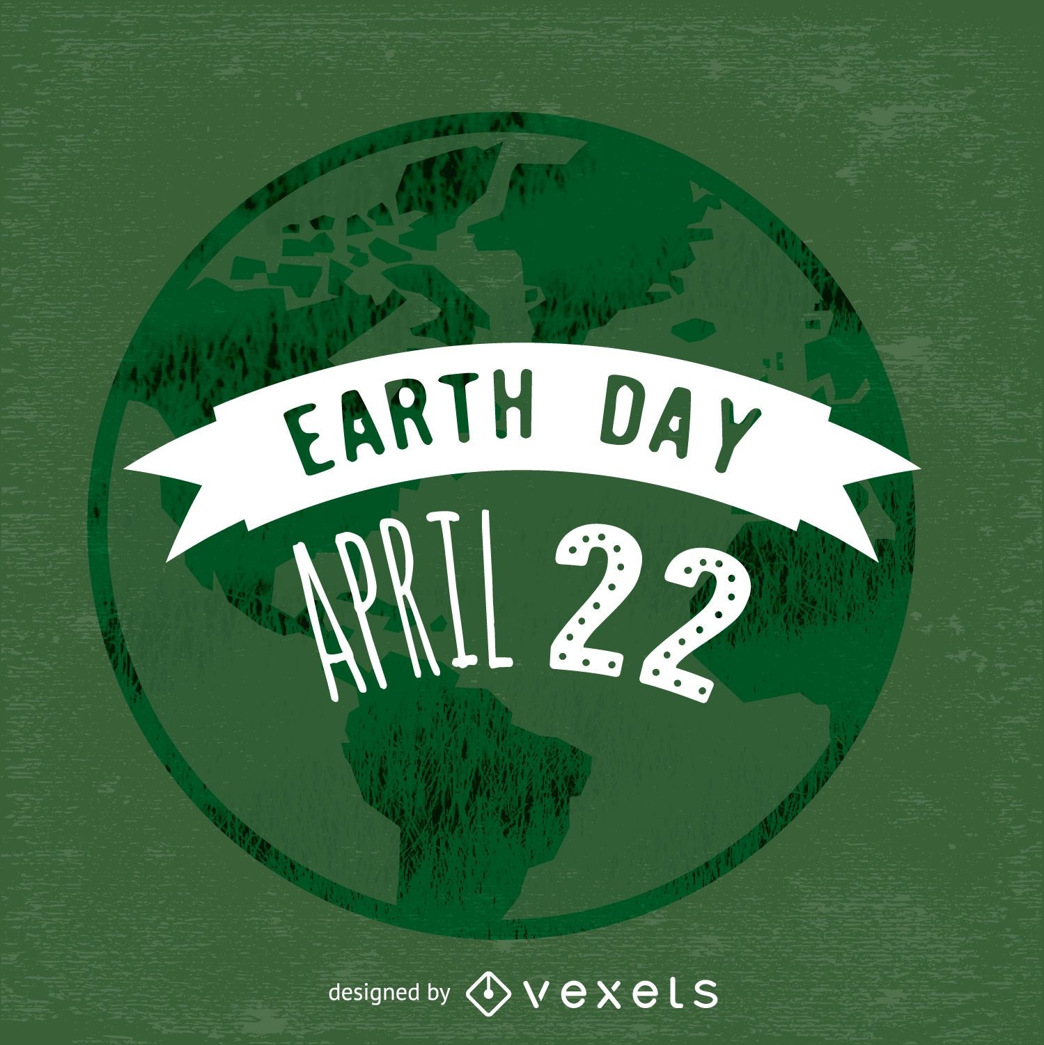 Earth Day Abzeichen