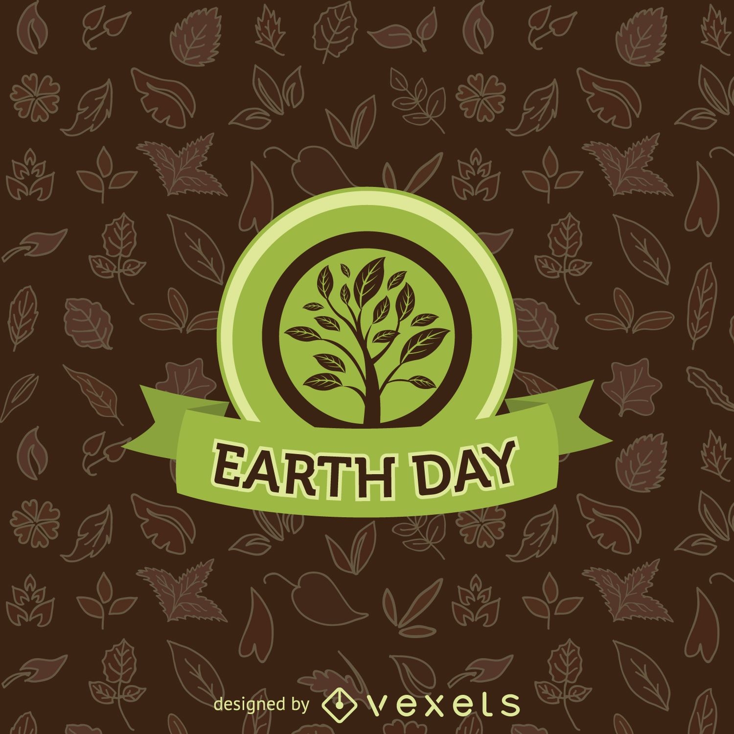 Emblema da árvore do Dia da Terra