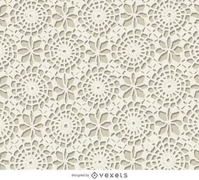 Textura de crochê branco Textura de crochê branco