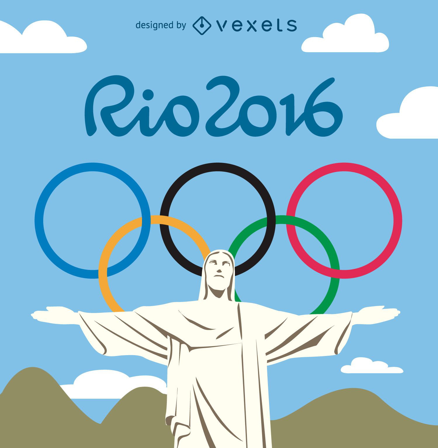 jogos olímpicos de verão dois mil e dezesseis anos no brasil 14743549 Vetor  no Vecteezy