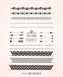 Elegant hand drawn dividers Elegant hand drawn dividers