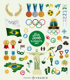 Conjunto de elementos Rio 2016 Conjunto de elementos Rio 2016