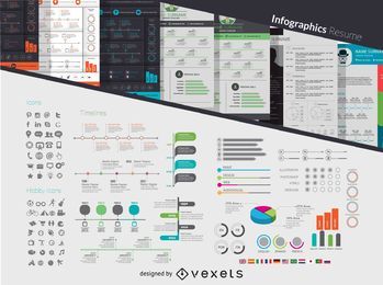 Infographic resume kit Infographic resume kit