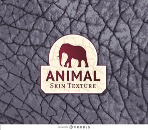 Gray elephant skin texture