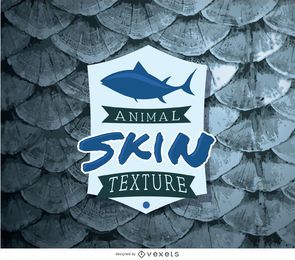 Blauer Fisch-Squama-Vektor