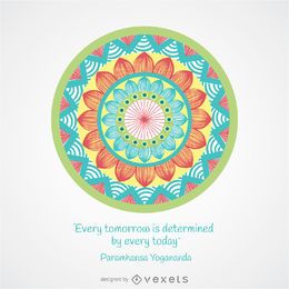 Vector de mandala delicado
