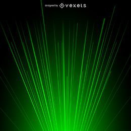 Fondo de luz de rayo láser verde