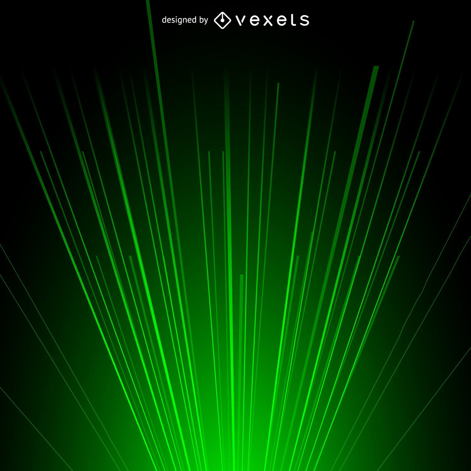 Gr?ner Laserstrahllichthintergrund