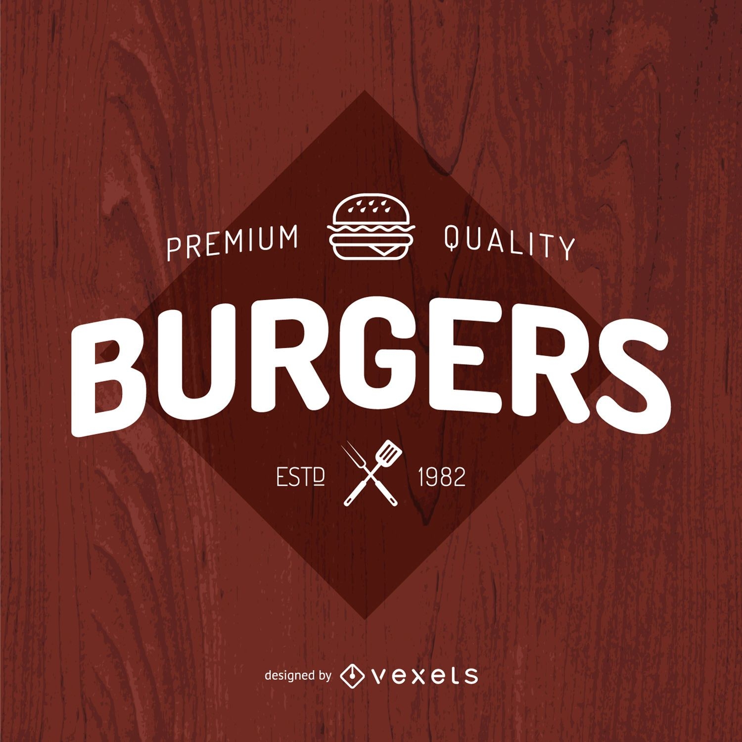 Diseño de logo de hamburguesas