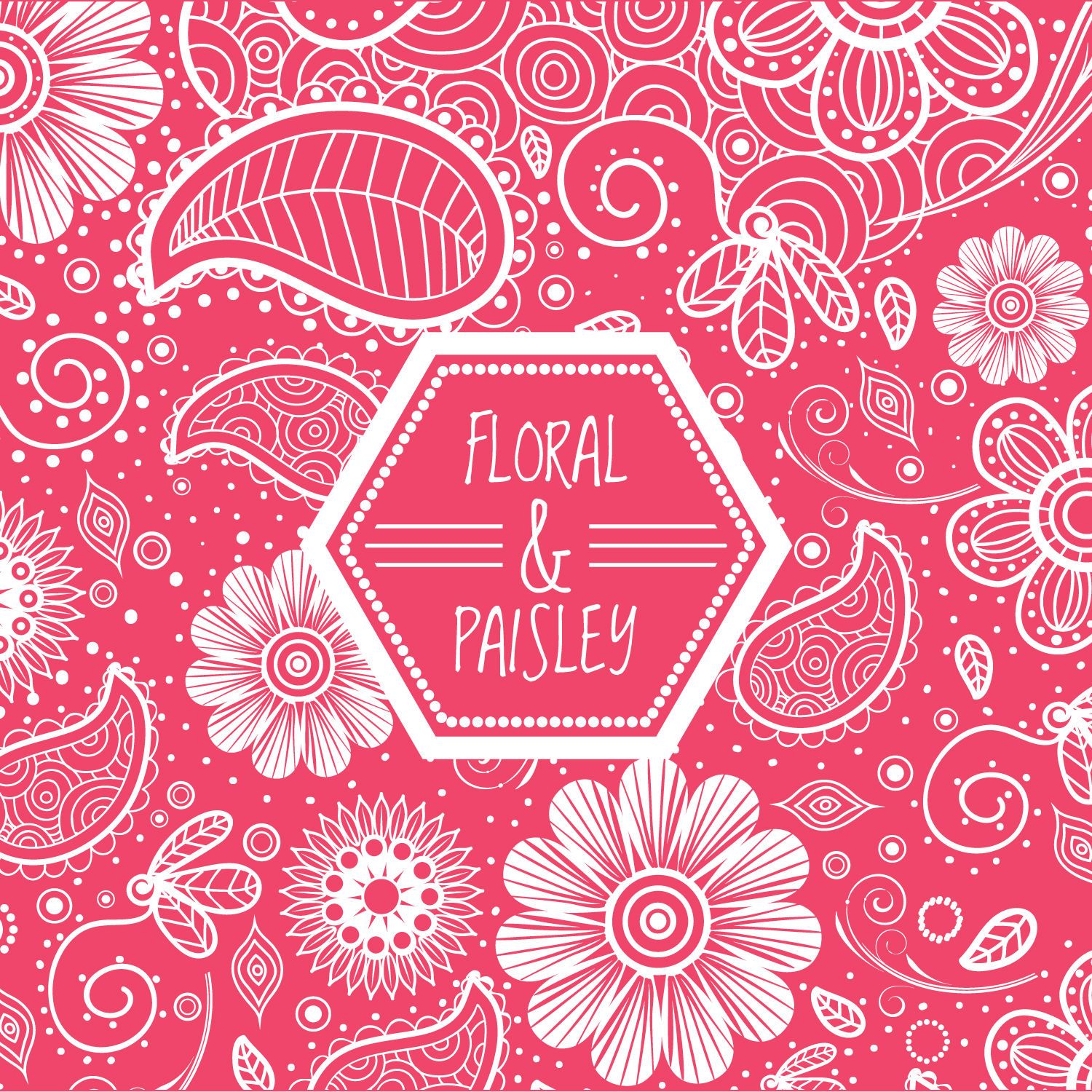 Download Pink Floral Swirl Background - Vector Download