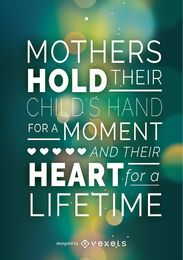 Mother's Day poster with quote Mother's Day poster with quote
