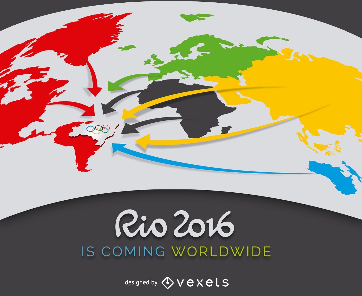 Cartel publicitario Rio 2016