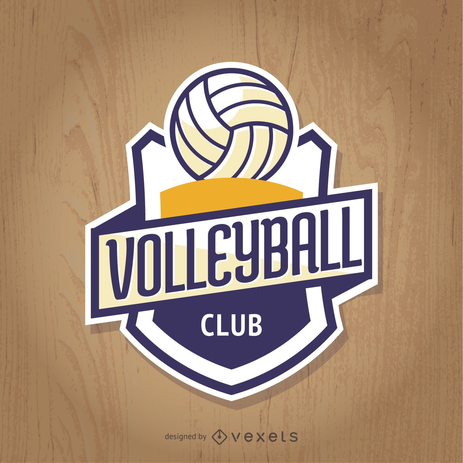 Volleyball club insignia