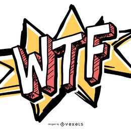Lustiges WTF-Comiczeichen