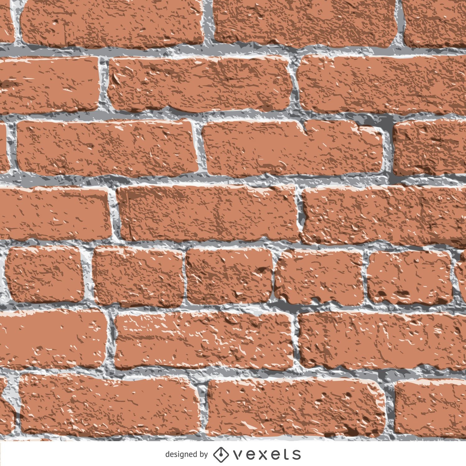 Realistic brick wall texture