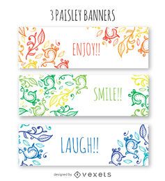 3 banderas florales