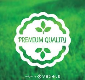 Premium quality sticker