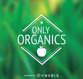 Only organics food emblem