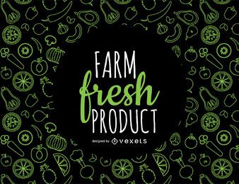 Fresh produce pattern