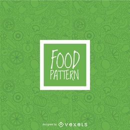Green vegetables seamless pattern