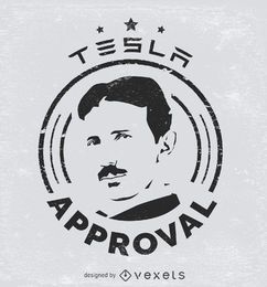 Tesla approval sticker