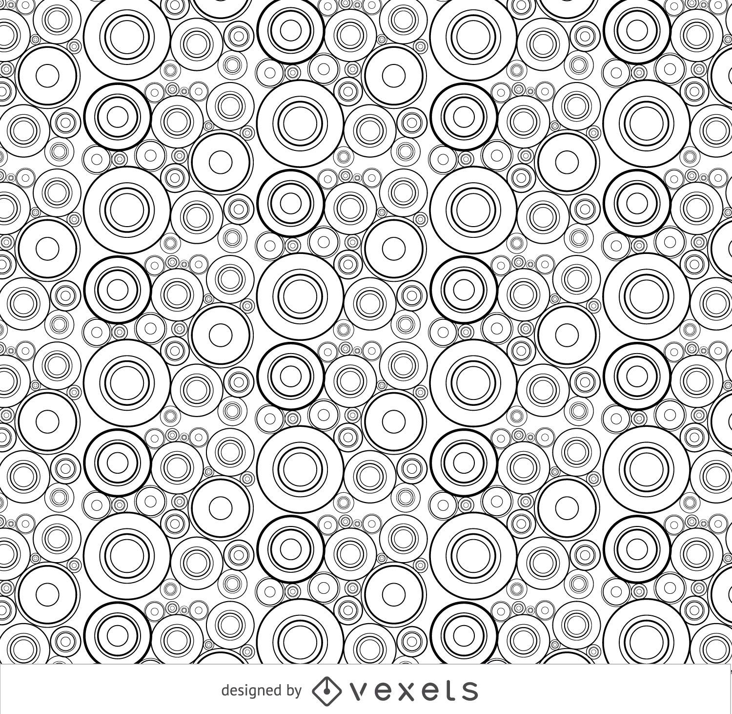 Download Abstract Circle Seamless Pattern - Vector Download