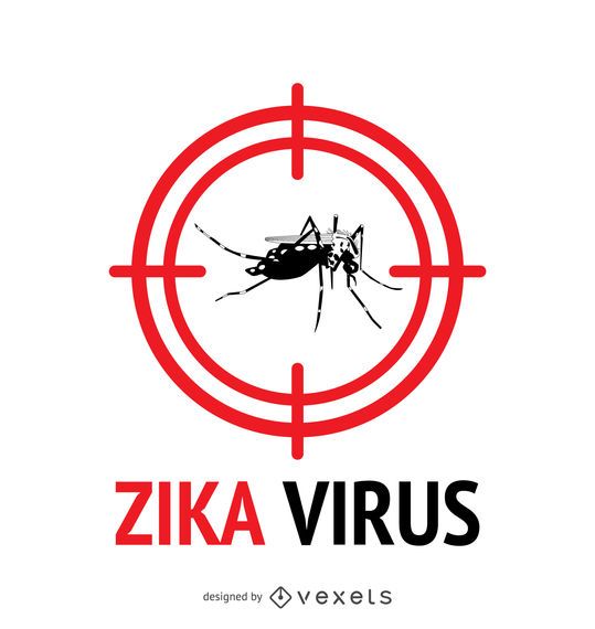 Zika Virus Alert With - Vector Download