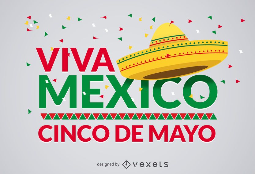 Cinco De Mayo Viva Mexico Design Vector Download