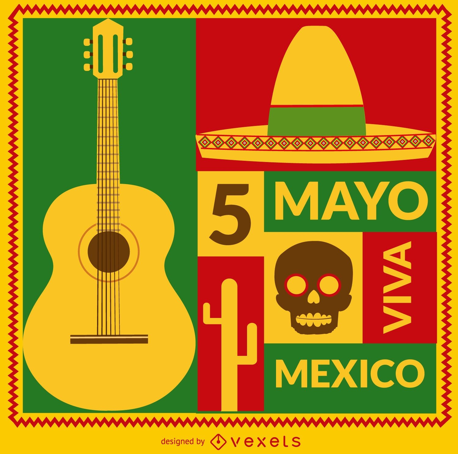 Viva Mexico 5 de Mayo Karte