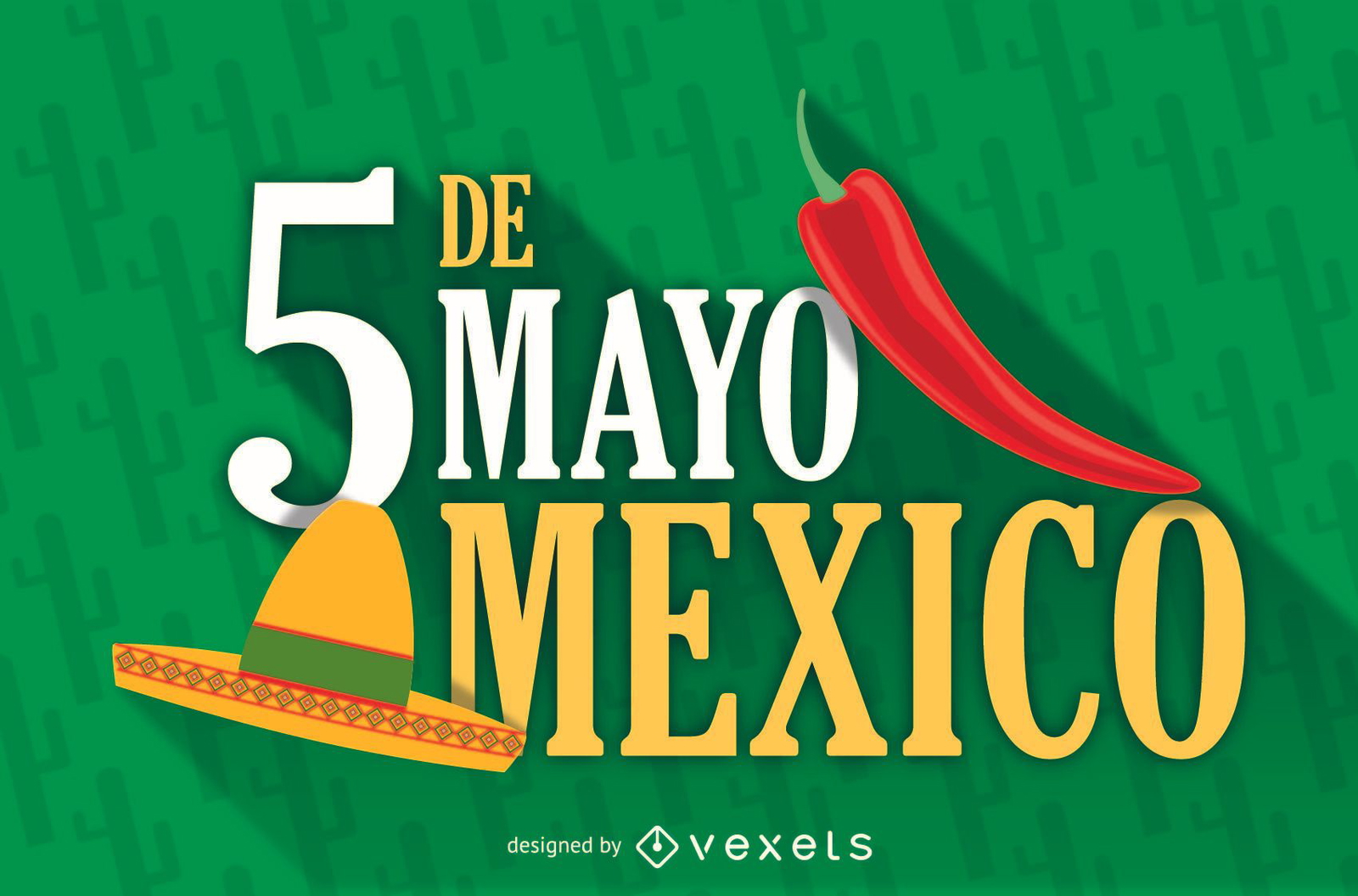 Vector Cartel Cinco De Mayo Día De Fiesta Mexicano Del 5 De Mayo 