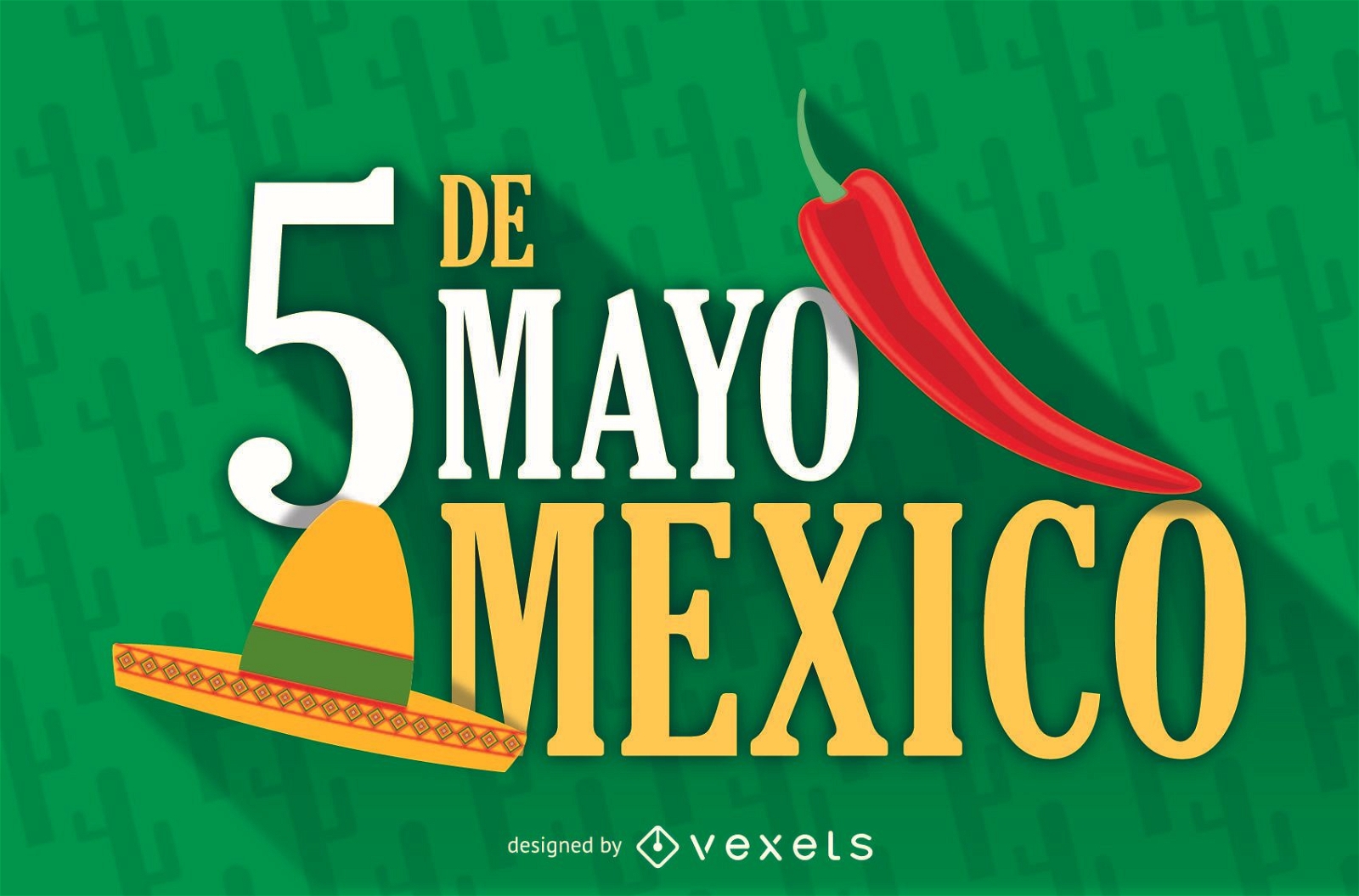 Mexico 5 de mayo illustration