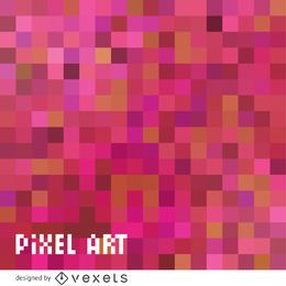 Pano de fundo rosa pixel art