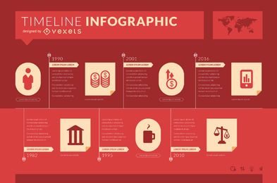 Infographik-Zeitplan-Modell Infographik-Zeitplan-Modell