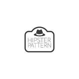 Hipster beard pattern