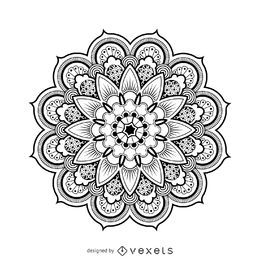 Mandala design drawing