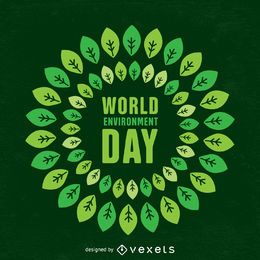 Design do dia mundial do meio ambiente