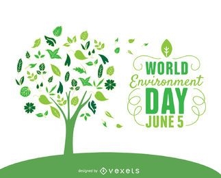 Árbol del día mundial del medio ambiente