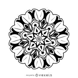 Flower mandala drawing Flower mandala drawing