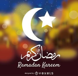Sinal de Ramadan Kareem